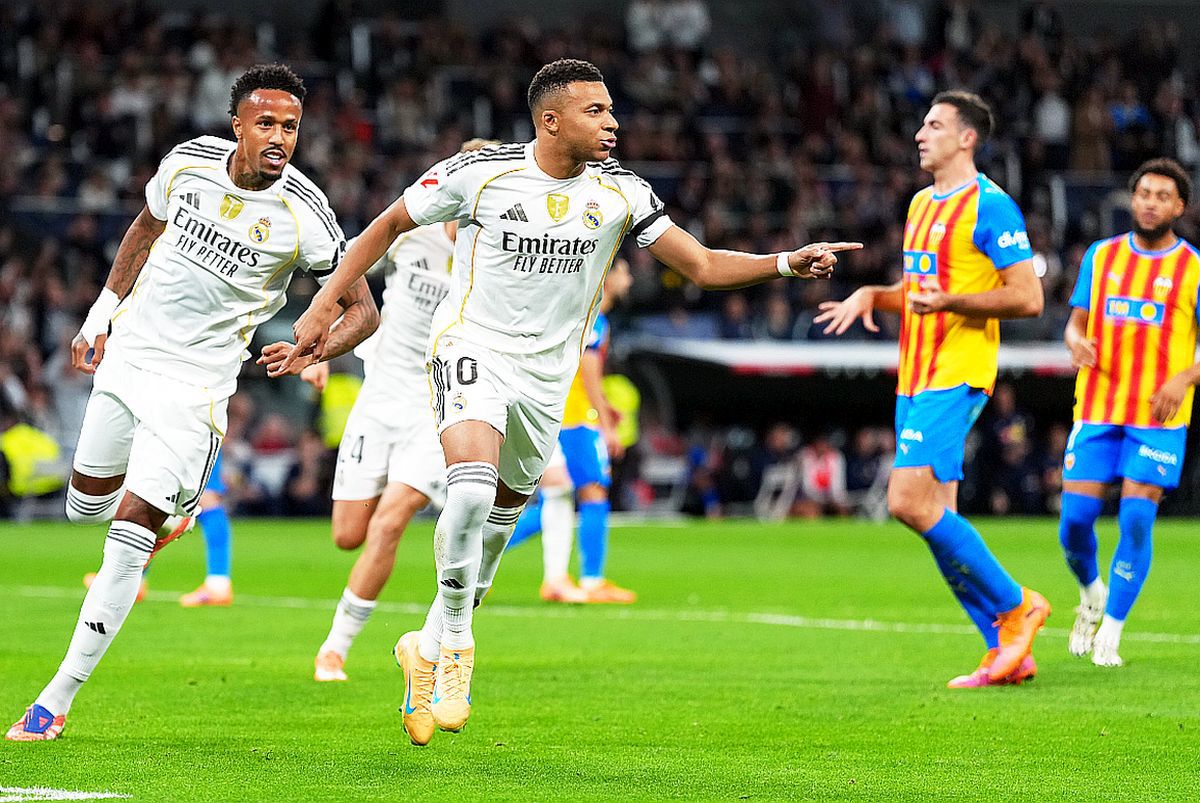 Real Madrid - Valencia 4-0 » Mbappe și două eurogoluri o desprind pe Real Madrid în fruntea La Liga