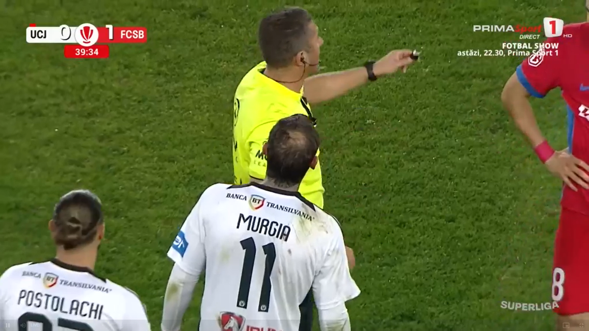 Eliminare Murgia în U Cluj - FCSB