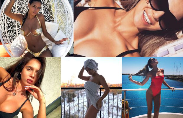 GALERIE FOTO // Apariții HOT în vestiarul lui FCSB! La capitolul iubite de fotbaliști, roș-albaștrii stau cel mai bine din Liga 1