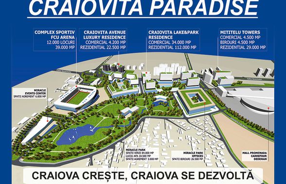 Craioviţa Paradise Craiova, dezvoltare urbanistică fără precedent