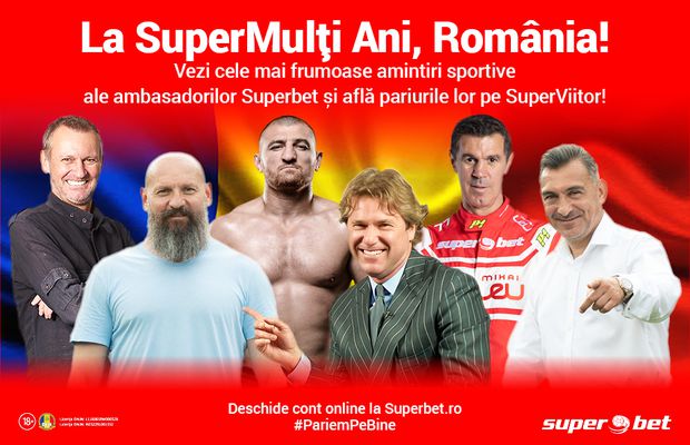 Ambasadorii Superbet urează La Mulți ani României și Românilor într-un mod personal! Află secretele lor tricolore!