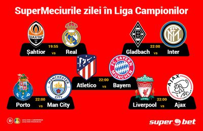 SuperMeciuri în Liga Campionilor! Inter își joacă ultima șansă; Atletico – Bayern e derby-ul zilei