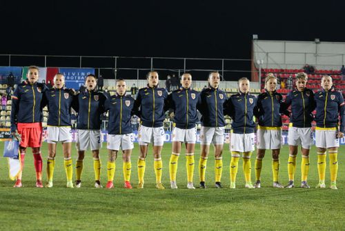 Naționala feminină a României a suferit o înfrângere drastică în preliminariile pentru Campionatul Mondial din 2023 / Sursă foto: frf.ro