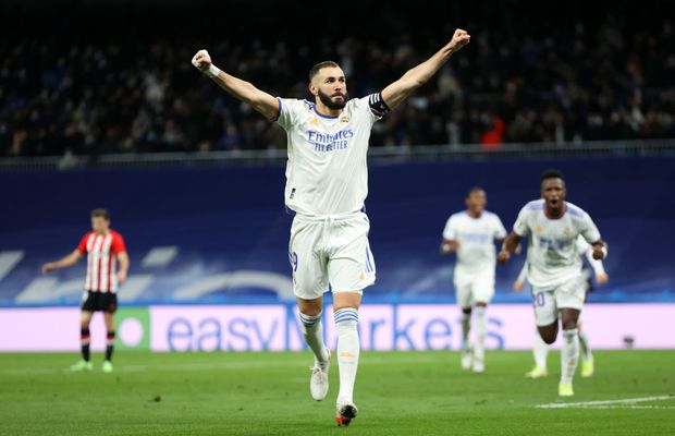 Karim Benzema, din nou decisiv pentru Real Madrid! Trupa lui Ancelotti se desprinde în fruntea clasamentului din La Liga