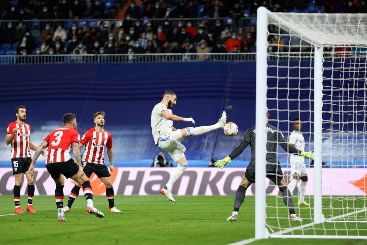 Karim Benzema, din nou decisiv pentru Real Madrid! Trupa lui Ancelotti se desprinde în fruntea clasamentului din La Liga