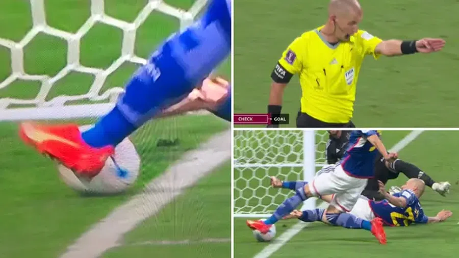 Foto: Sport Bible Golul calificării Japoniei, venit în urma unei controverse imense » Reușita a fost validată în cele din urmă de VAR