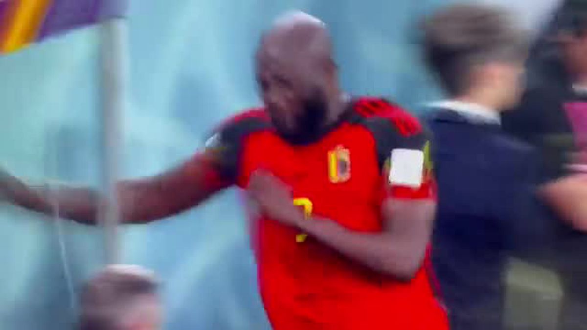 Romelu Lukaku in Croatia - Belgia