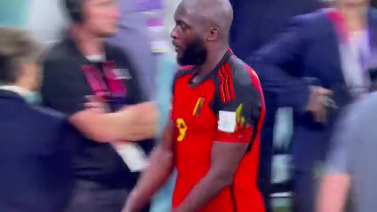 Romelu Lukaku in Croatia - Belgia