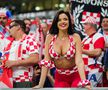 Fotografii au rămas mască: show făcut de fanele Croației cu Belgia » Cine a dat tonul