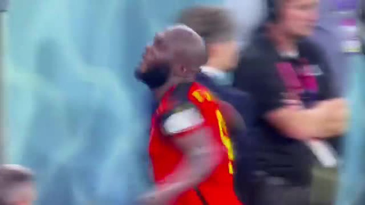 Romelu Lukaku in Croatia - Belgia