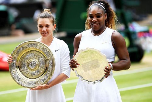 Simona Halep și Serena Williams la Wimbledon