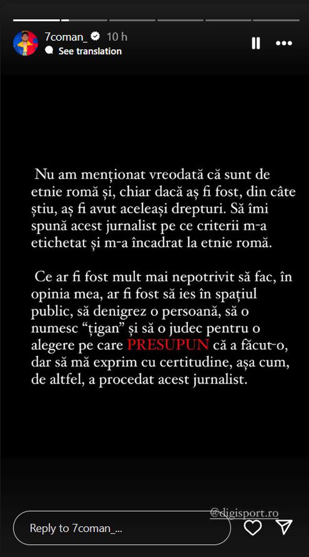 Florinel Coman amenință că va da în judecată un jurnalist român: „Pe ce criterii m-a încadrat la etnie rromă?” » Replica ziaristului: „Dacă la mine se referă, îi prezint scuze lui și familiei”
