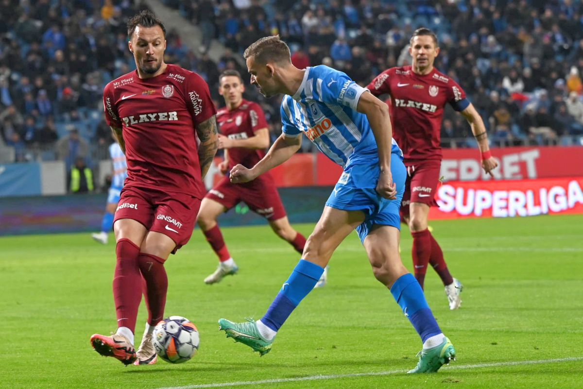 Universitatea Craiova - CFR Cluj, imaginile derby-ului de pe „Oblemenco”