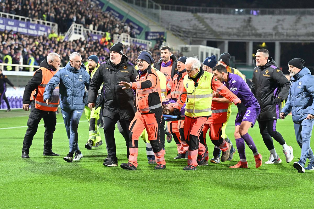 Fiorentina - Inter, abandonat. Edoardo Bove s-a prăbușit pe teren » Atenție, imagini cu puternic impact emoțional!