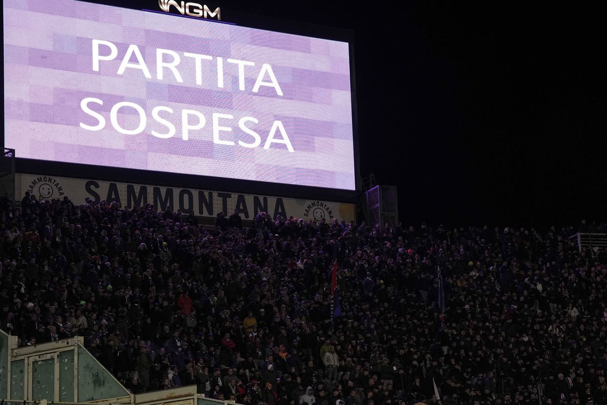 Fiorentina - Inter abandonat, după ce Edoardo Bove s-a prăbușit pe teren