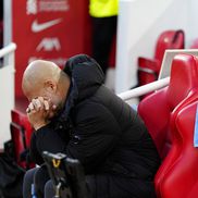 Pep Guardiola, în meciul Liverpool - Manchester City // foto: Imago Images