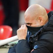 Pep Guardiola, în meciul Liverpool - Manchester City // foto: Imago Images