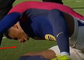 Îngrijorare pentru fotbalistul Barcelonei: a scuipat sânge! Catalanii acuză neacordarea a două penalty-uri