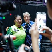 Întâlnire între Katrine Lunde și Damira Zhaparova la CM 2025 Foto: Instagram