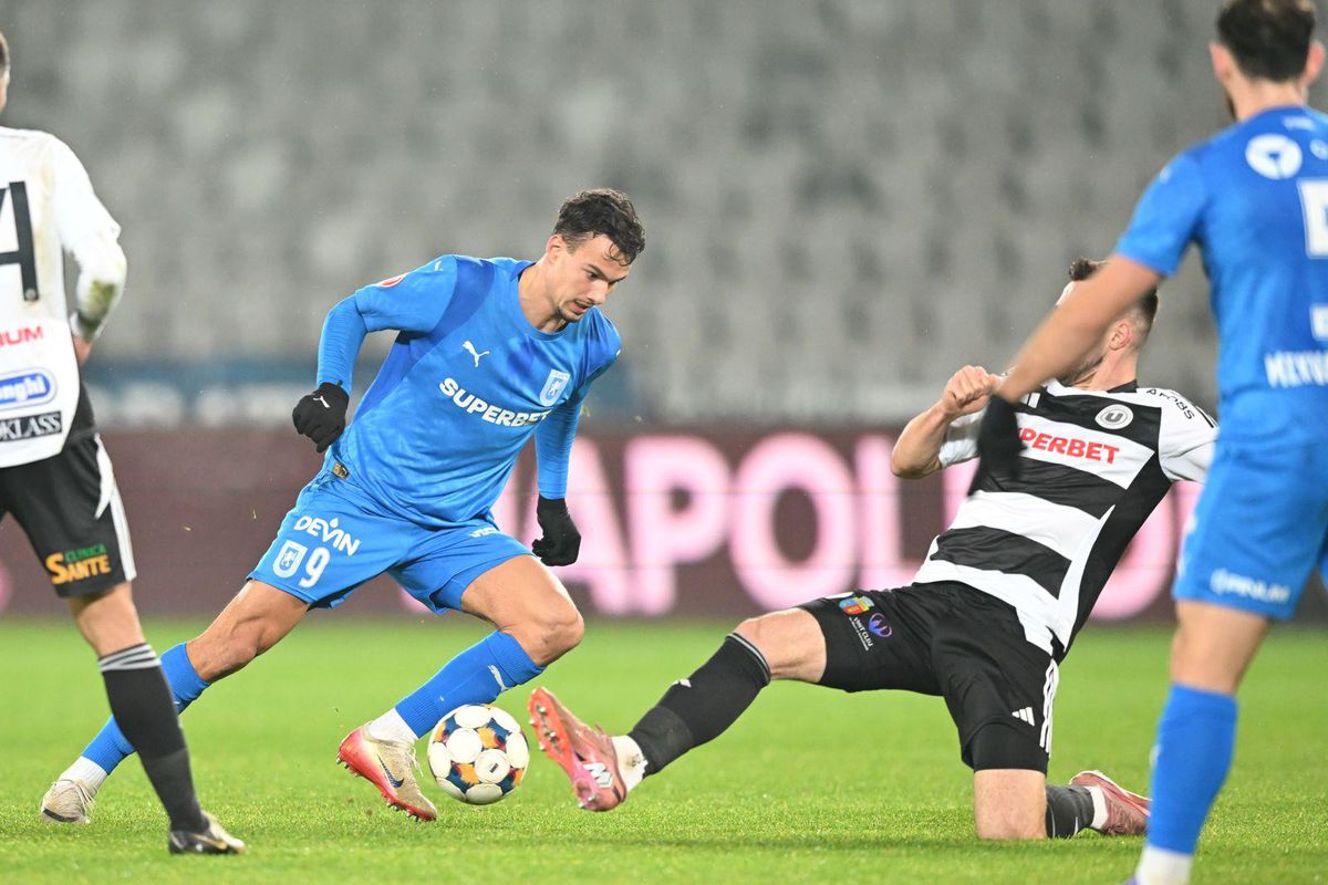 U Cluj - Universitatea Craiova, 1 decembrie 2025