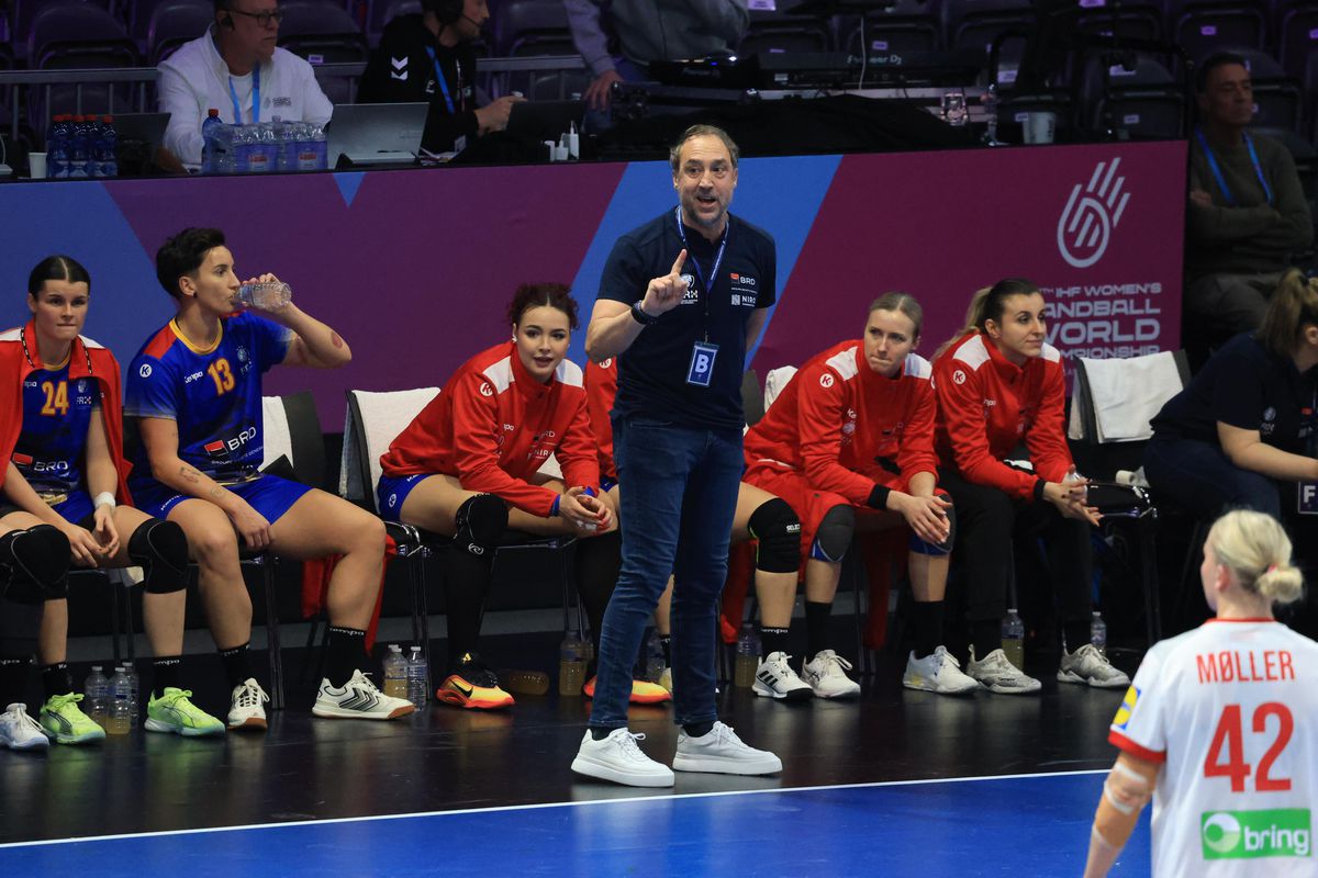 România - Danemarca la CM Handbal 2025