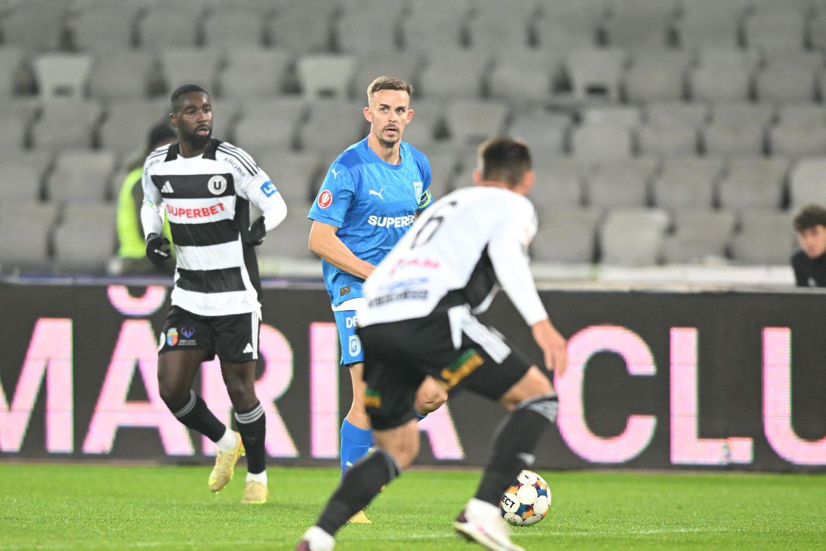 U Cluj - Universitatea Craiova, 1 decembrie 2025