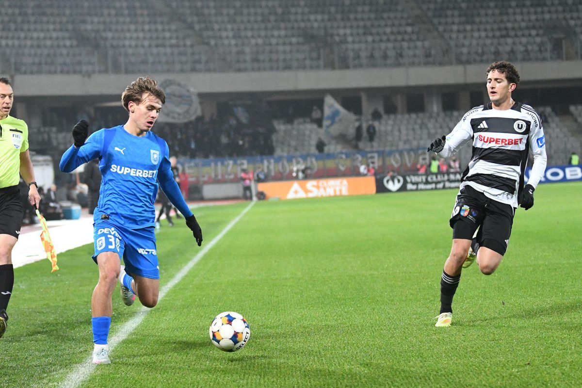 U Cluj - Universitatea Craiova, 1 decembrie 2025