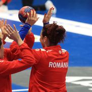 Imagini de la încălzire, România - Danemarca // Foto: Ionuț Iordache