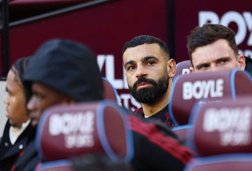 Mohamed Salah a fost rezervă neutilizată în West Ham - Liverpool / Foto: Imago Images