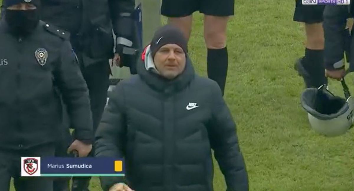 Erzurum - Gaziantep 1-1. Final de infarct! Șumudică ratează locul 1, după un penalty controversat, în prelungiri! Le-a cerut socoteală arbitrilor pe teren