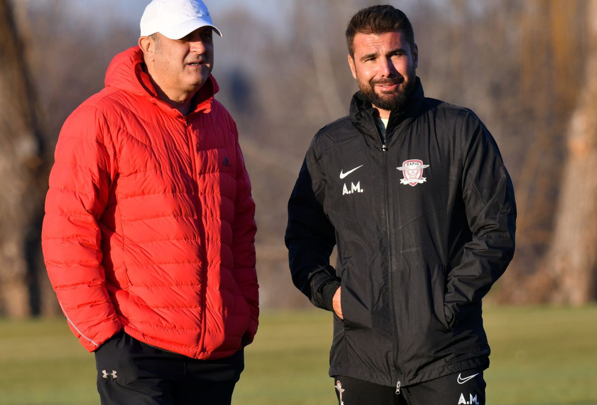 Rapid, prima echipă din Liga 1 care s-a reunit în 2023 » Dan Șucu, discuție tête-à-tête cu Adrian Mutu