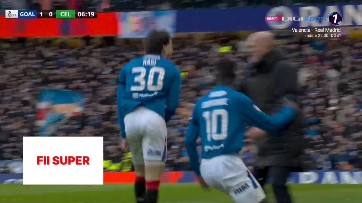 Ianis Hagi, superstar în Rangers - Celtic » Rezultat năucitor în derby-ul Scoției! Statisticienii au avut mult de lucru