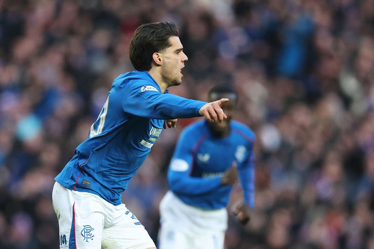 Rangers - Celtic, derby cu Ianis Hagi pe 2 ianuarie 2024 / FOTO: GettyImages