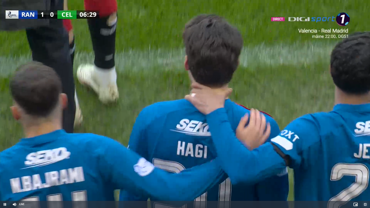 Prima reacție a lui Ianis Hagi, după ce Rangers a pulverizat-o pe Celtic » Marea dorință a românului