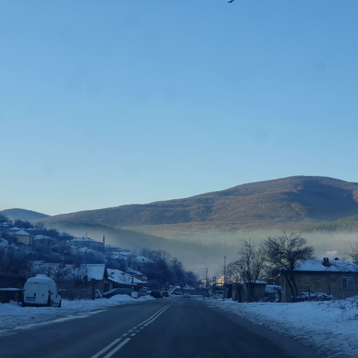 Zăpadă în Bulgaria, senin în Turcia