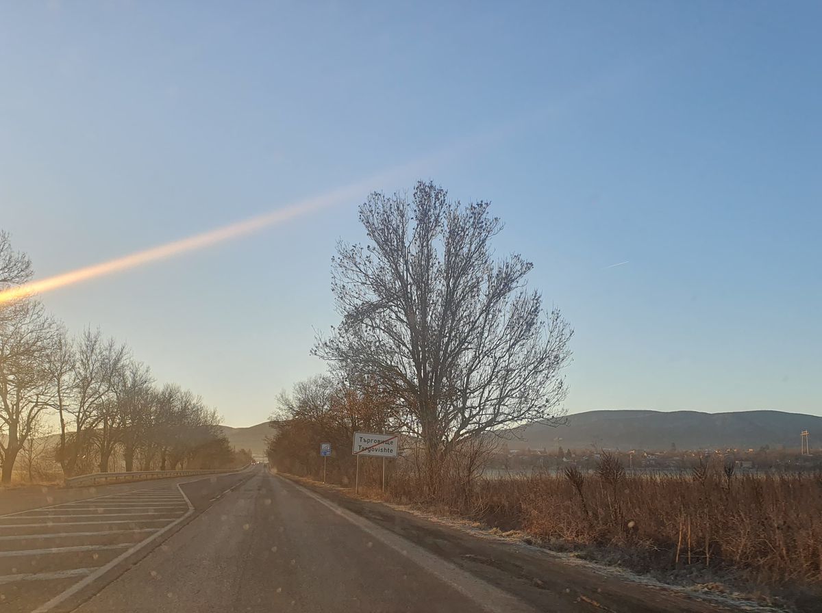 Zăpadă în Bulgaria, senin în Turcia