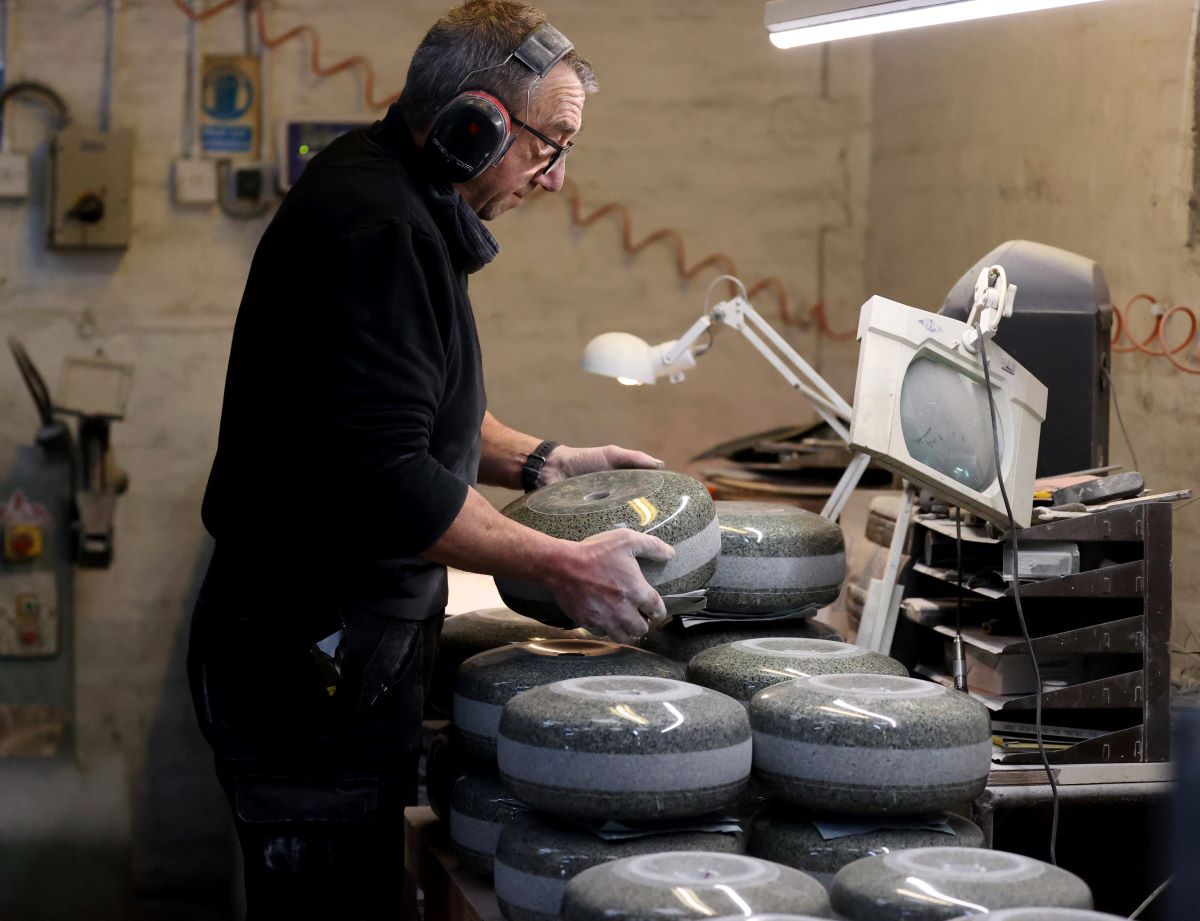 Fabricare pietre curling Jocurile Olimpice