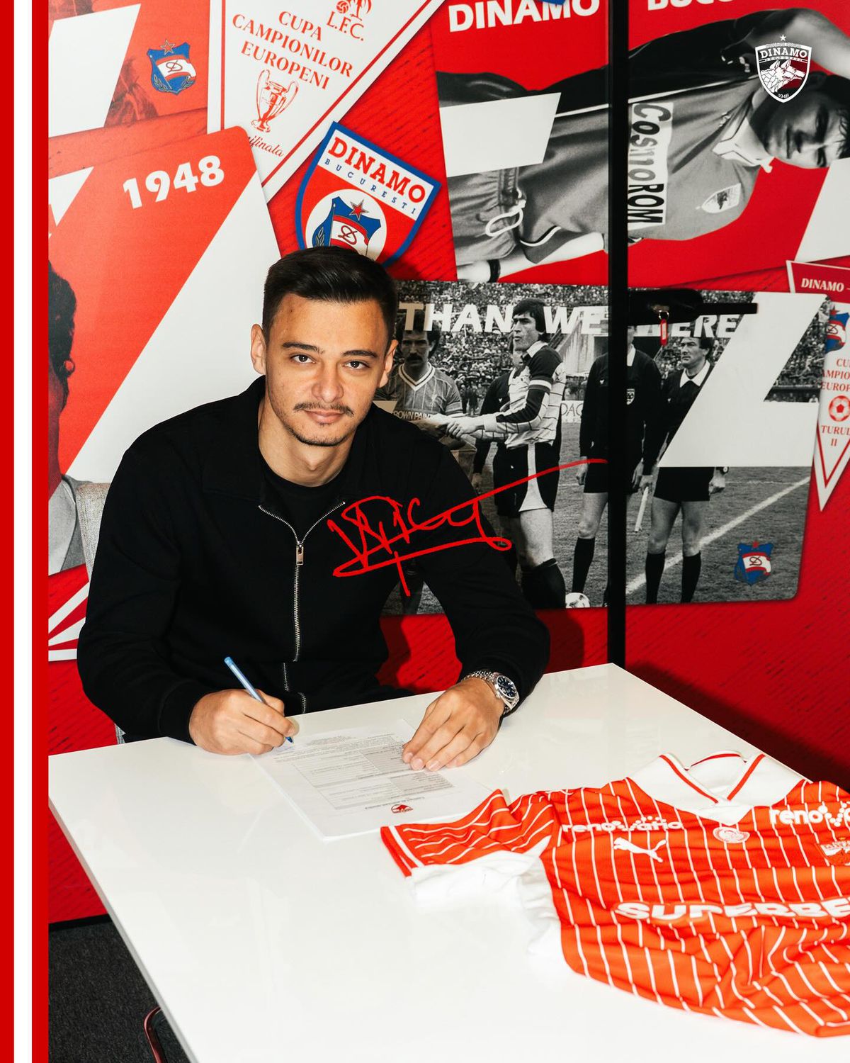 Fail la prezentarea noului transfer al lui Dinamo: „Află în aplicație”, dar aplicația nu funcționa!