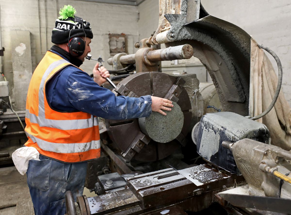 Fabricare pietre curling Jocurile Olimpice