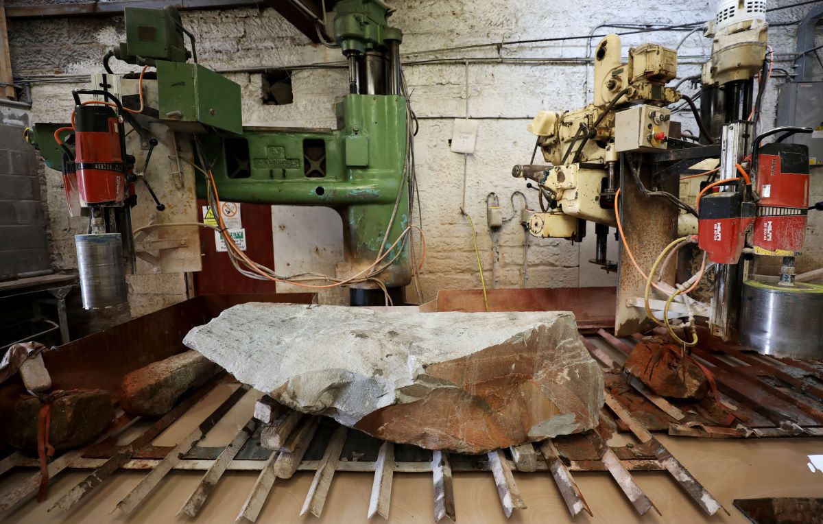 Fabricare pietre curling Jocurile Olimpice