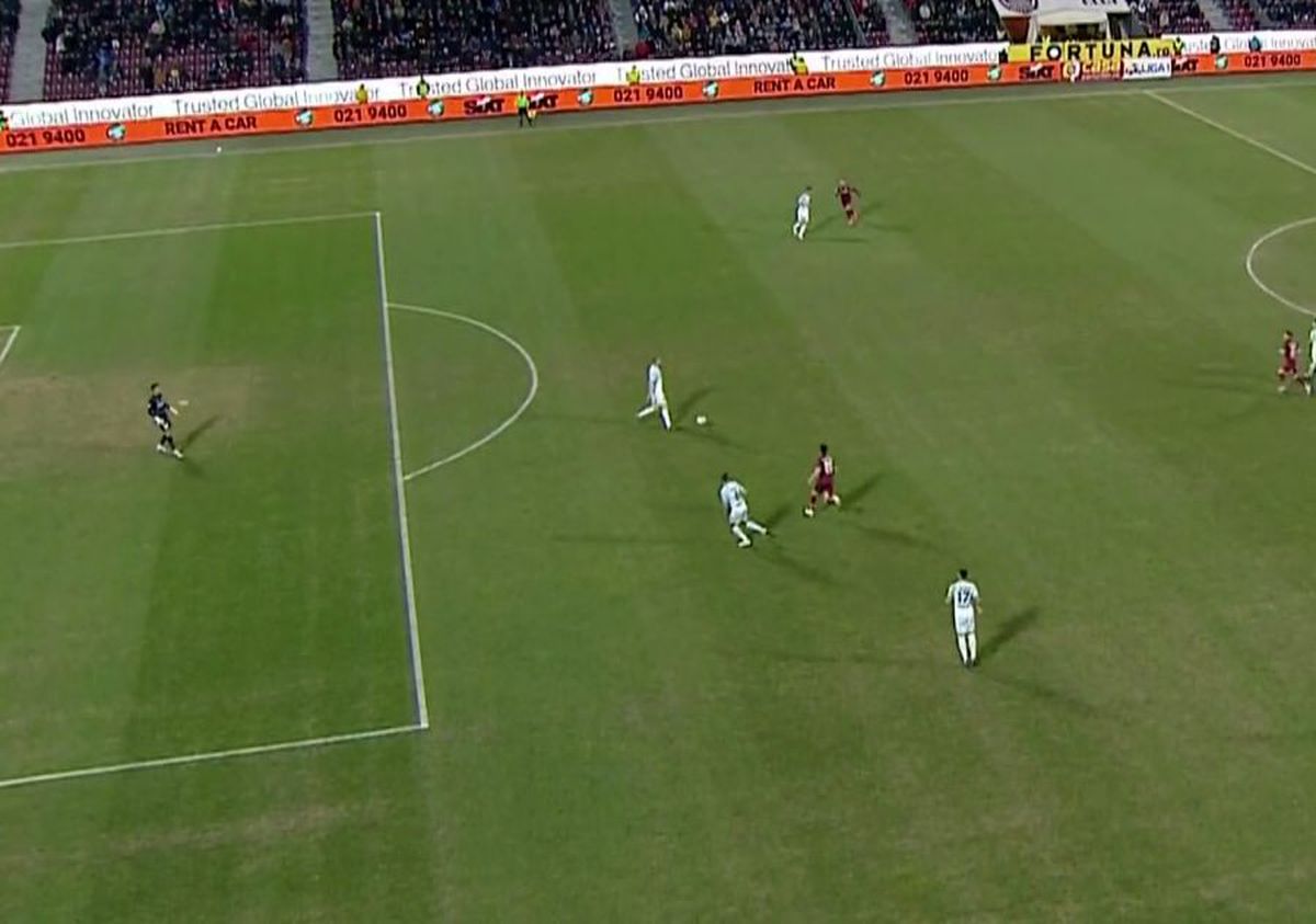 CFR CLUJ - FCSB // FOTO Bogdan Planic a văzut ROȘU direct, după o greșeală majoră a lui Nedelcu! Faza s-a terminat cu gol