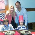 Bogdan Onuț, alături de familia sa