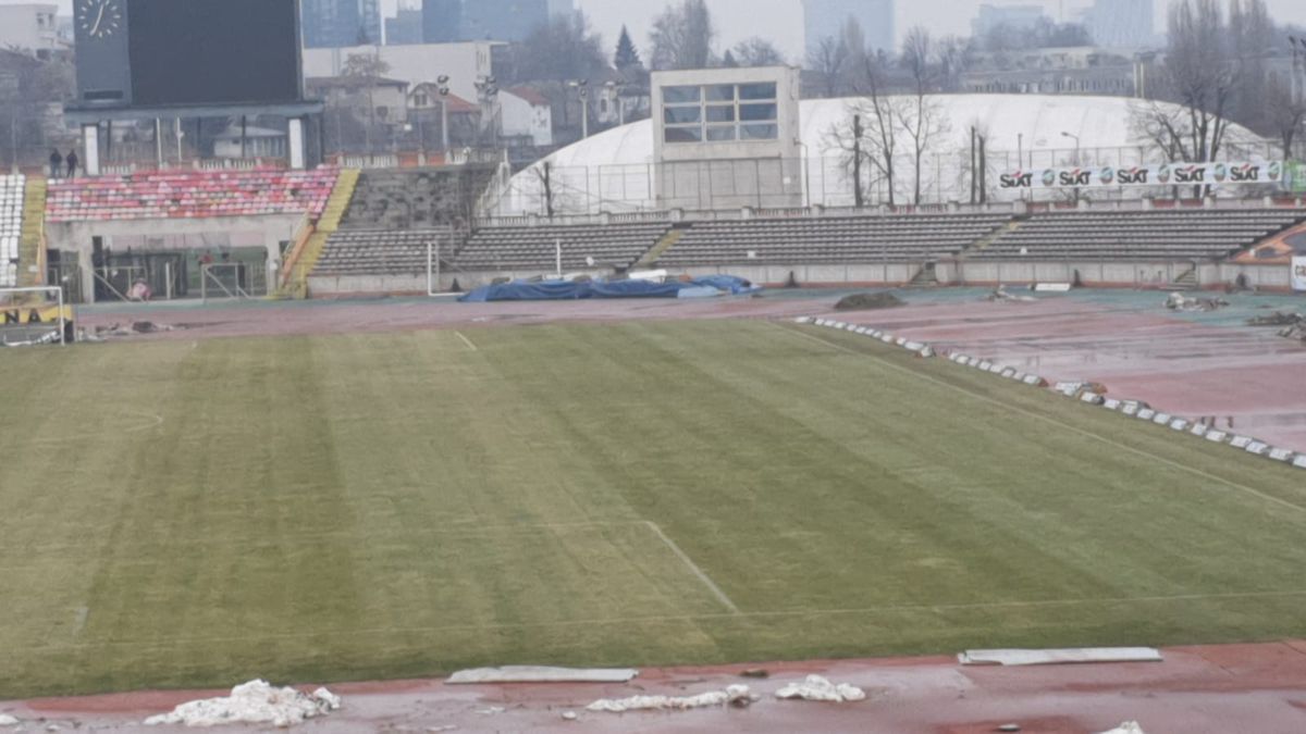 VIDEO Imagini dezolante din „Ștefan cel Mare”! Cum arată stadionul și gazonul înainte de Dinamo - FCSB