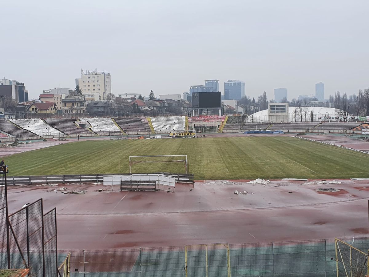 VIDEO Imagini dezolante din „Ștefan cel Mare”! Cum arată stadionul și gazonul înainte de Dinamo - FCSB