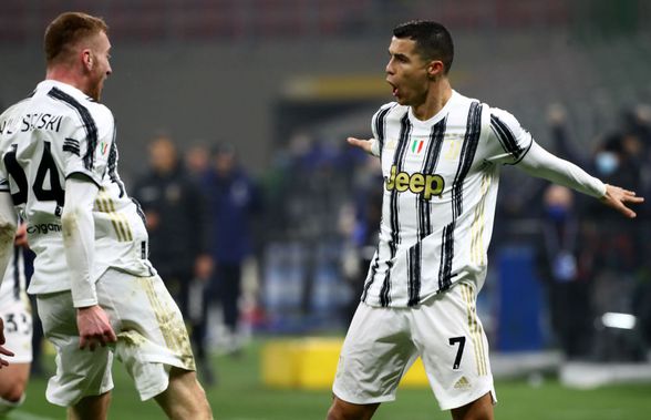 Inter - Juventus 1-2. FOTO Cristiano Ronaldo duce „Bătrana Doamnă” cu un pas în finala Cupei Italiei