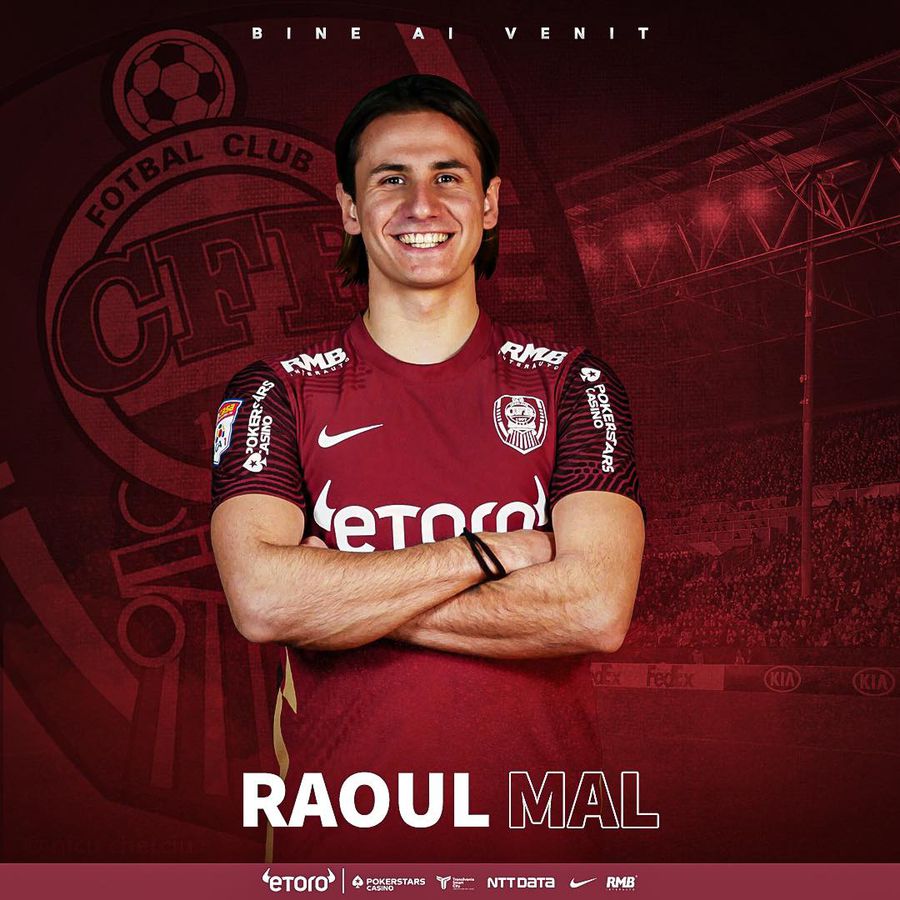 Încă un transfer-surpriză anunțat de CFR Cluj » Campioana a prezentat un mijlocaș ofensiv