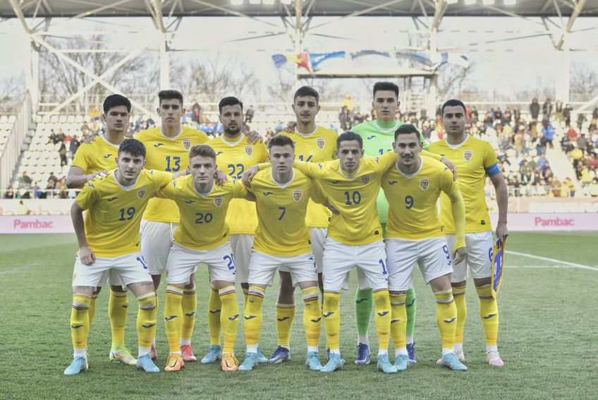 Actuala generație U21 a României, antrenată de Emil Săndoi