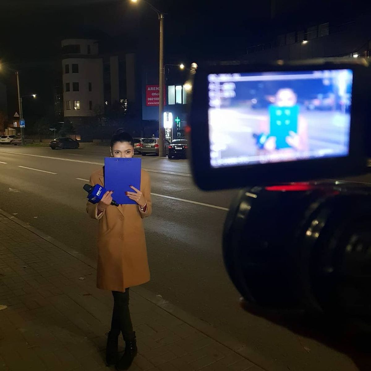 Diana Ambros, prezentatoarea știrilor de la Pro TV Chișinău. Foto: Instagram