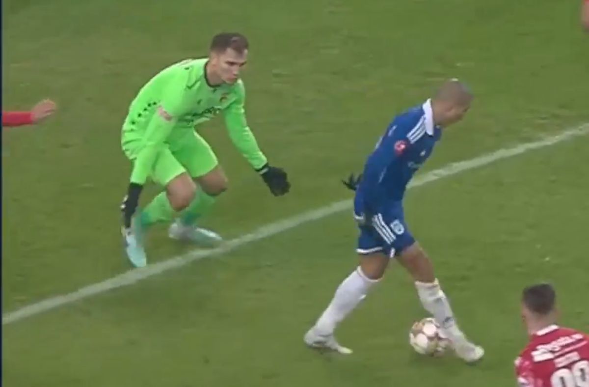 Juan Bauza, acțiune sclipitoare în FCU Craiova - Dinamo