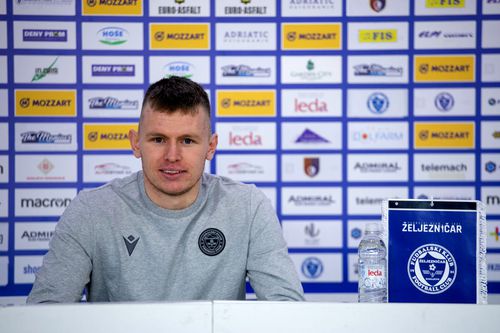 Filip Dujmovic a semnat cu noua echipă, după despărțirea de Dinamo, foto: site Zeljeznicar